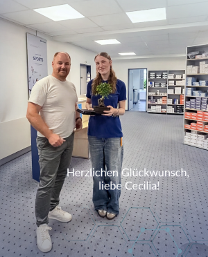 Gratulation vom Chef